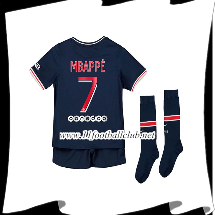 Maillot PSG (Mbappé 7) Enfants Domicile 2020/2021