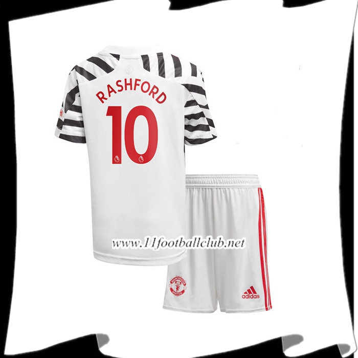 Le Nouveaux Maillot Manchester United (Rashford 10) Enfant Third 2020/2021
