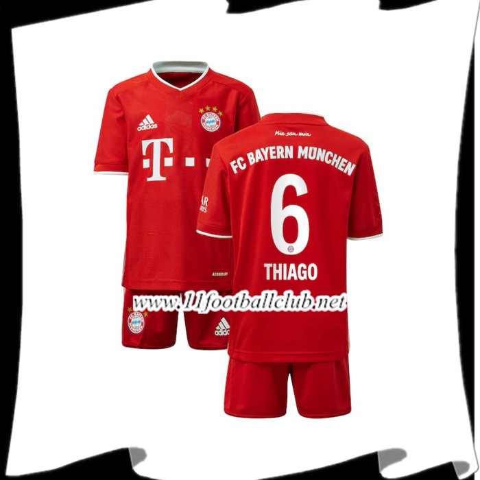 Maillot Bayern Munich (Thiago 6) Enfants Domicile 2020/2021