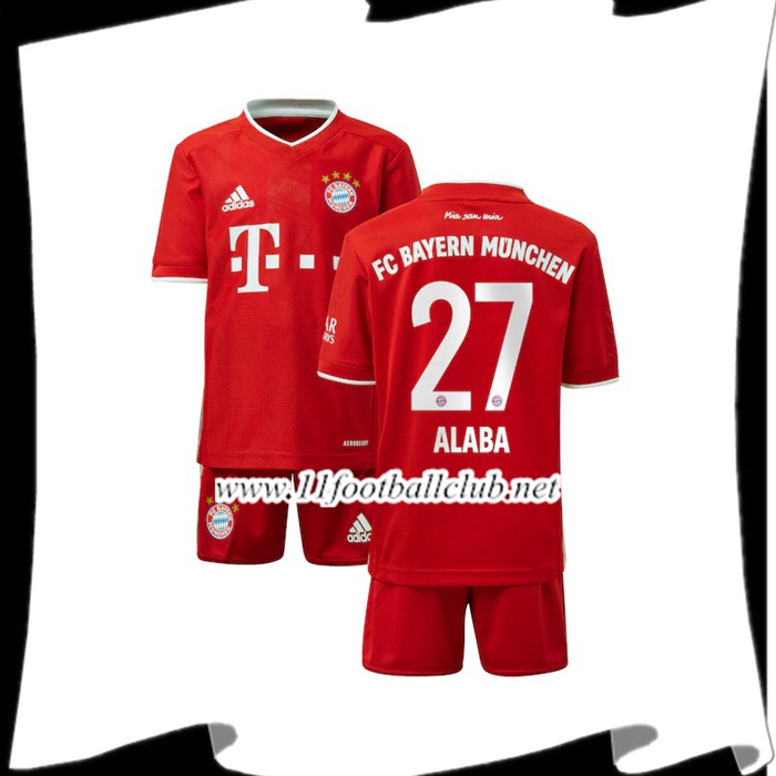 Maillot Bayern Munich (Alaba 27) Enfants Domicile 2020/2021