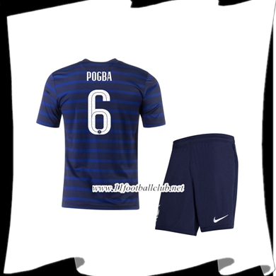 Le Nouveaux Maillot France (Pogba 6) Enfant Domicile UEFA Euro 2020