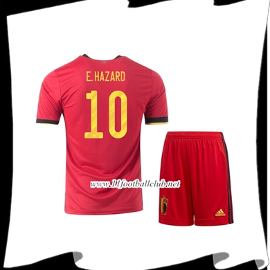 Le Nouveau Maillot Belgique (E.Hazaro 10) Enfant Domicile UEFA Euro 2020