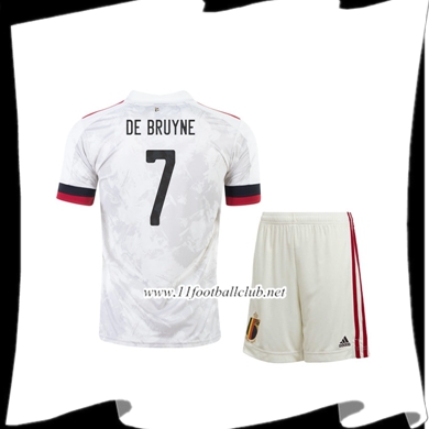 Le Nouveaux Maillot Belgique (DE bruyne 7) Enfant Exterieur UEFA Euro 2020