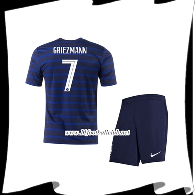 Le Nouveau Maillot France (Griezmann 7) Enfant Domicile UEFA Euro 2020
