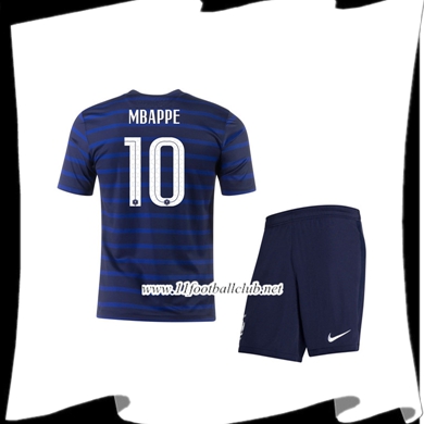 Le Nouveau Maillot France (Mbappe 10) Enfant Domicile UEFA Euro 2020