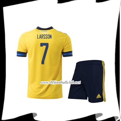 Le Nouveau Maillot Suede (LARSSON 7) Enfant Domicile UEFA Euro 2020