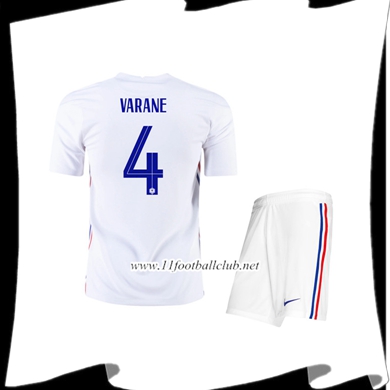 Le Nouveau Maillot France (Varane 4) Enfant Exterieur UEFA Euro 2020