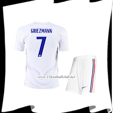 Le Nouveau Maillot France (Griezmann 7) Enfant Exterieur UEFA Euro 2020