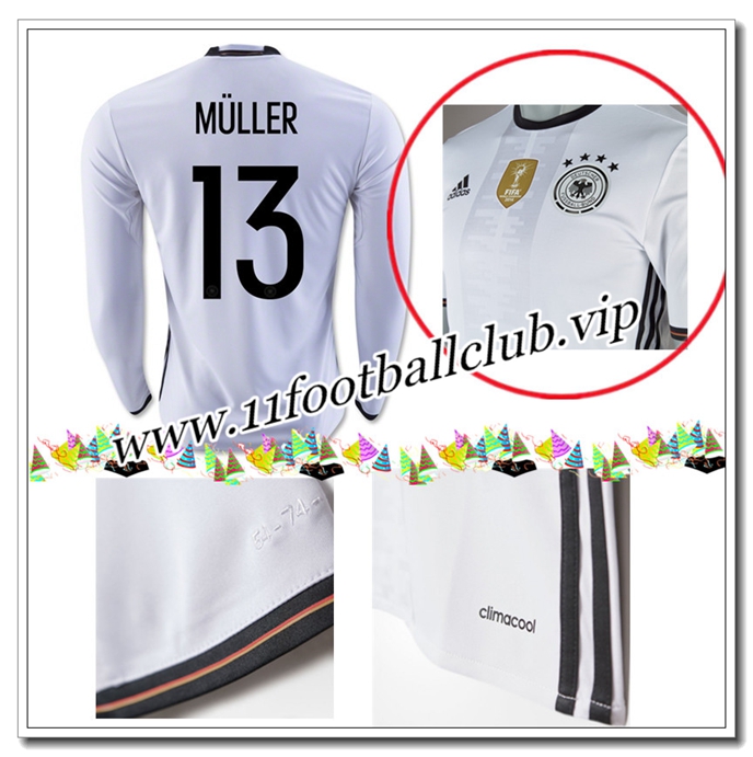 Maillot Allemagne Pas Cher 2016/17,Le Nouveaux Maillot MULLER 13 Manche Longue Domicile Outlet Maillot Allemagne Pas Cher 2016/17,Le Nouveaux Maillot MULLER 13 Manche Longue Domicile Outlet