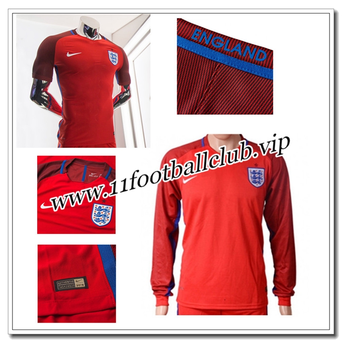 Le Maillot du Angleterre,Nouveau Maillot Angleterre Rouge Manche Longue Exterieur 2016 2017 Officiel Le Maillot du Angleterre,Nouveau Maillot Angleterre Rouge Manche Longue Exterieur 2016 2017 Officiel