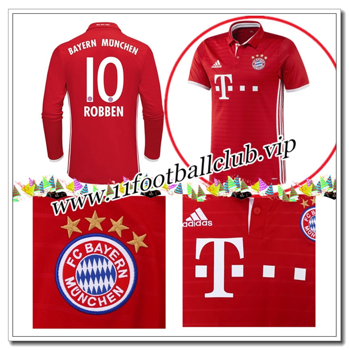 Maillot Bayern Munich Pas Cher 2016/17,Le Nouveaux Maillot ROBBEN 10 Manche Longue Domicile Outlet Maillot Bayern Munich Pas Cher 2016/17,Le Nouveaux Maillot ROBBEN 10 Manche Longue Domicile Outlet