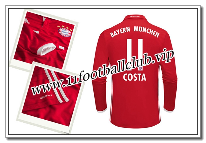 Maillot Bayern Munich Manche Longue,Acheter Maillot du Bayern Munich COSTA 11 Domicile Manche Longue 2016/17 18 : Officiel 11footballclub Outlet Maillot Bayern Munich Manche Longue,Acheter Maillot du Bayern Munich COSTA 11 Domicile Manche Longue 2016/17 18 : Officiel 11footballclub Outlet