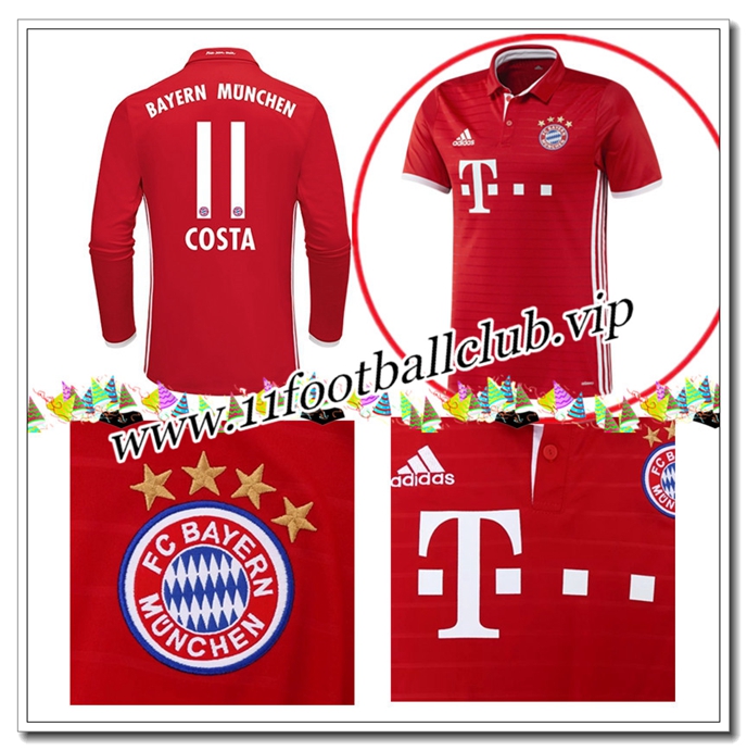 Maillot Bayern Munich Pas Cher 2016/17,Le Nouveau Maillot COSTA 11 Manche Longue Domicile Officiel Maillot Bayern Munich Pas Cher 2016/17,Le Nouveau Maillot COSTA 11 Manche Longue Domicile Officiel