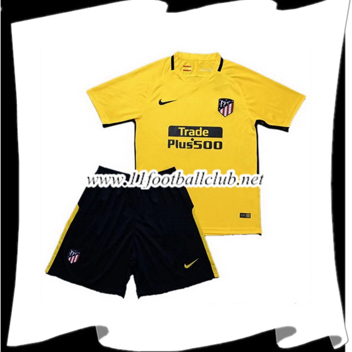Le Nouveaux Maillot Atletico Madrid Enfant Exterieur 2017/2018 Authentic