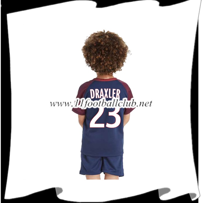 Le Nouveaux Maillot PSG DRAXLER 23 Enfant Domicile 2017/2018 Junior