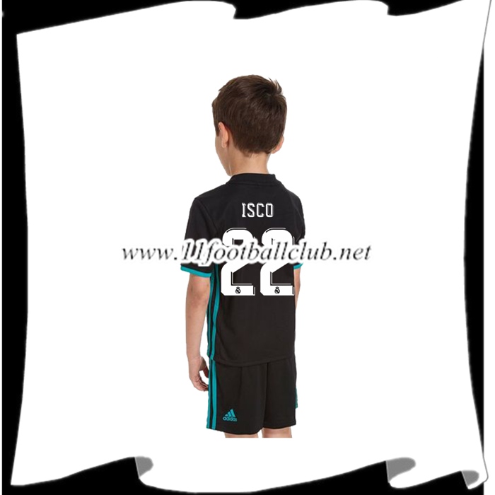 Le Nouveaux Maillot Real Madrid ISCO 22 Enfant Exterieur 2017/2018 Floqué