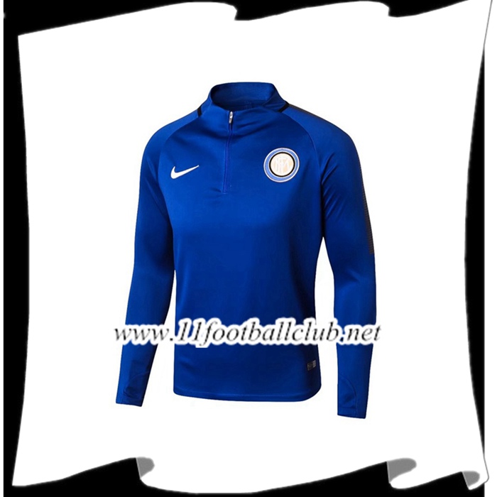 Le Nouveaux Sweatshirt Training Inter Milan Bleu 2017/2018 Junior