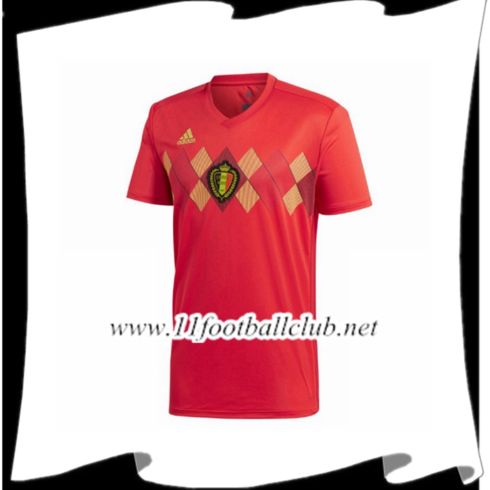 Créer Son Maillot Equipe de Belgique Domicile 2018 2019 Pas Cher Store