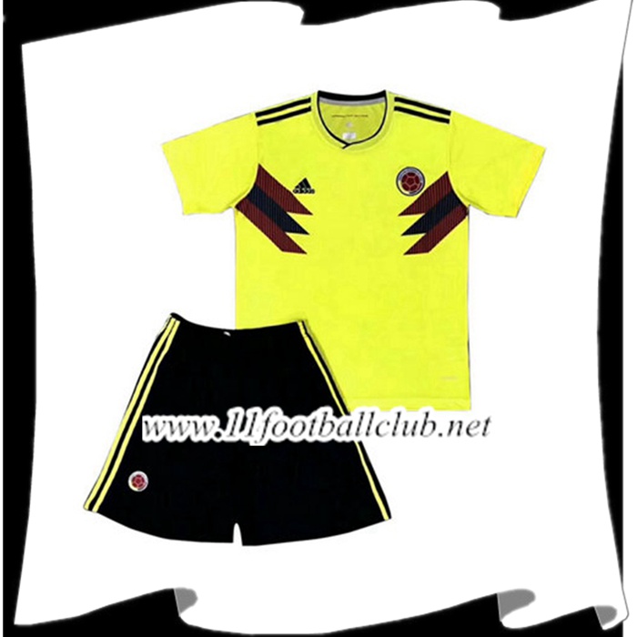 Créer Maillot Equipe de Colombie Enfant Domicile 2018 2019 Pas Cher Shop