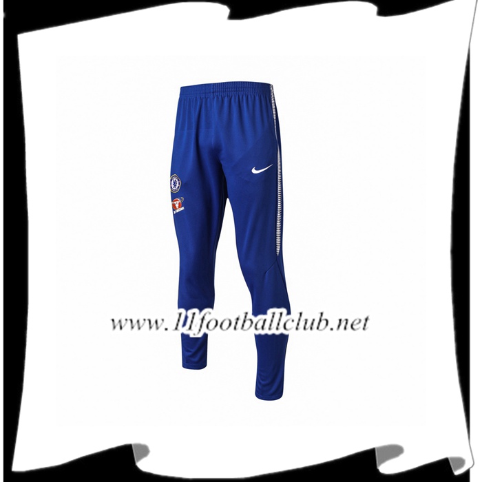 Le Nouveaux Training Pantalon Foot FC Chelsea Bleu 2017/2018 Authentic
