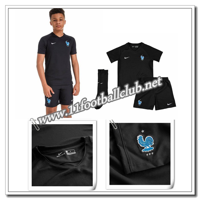 Le Nouveaux Maillot Equipe De France Enfant 2017 2018 Exterieur Authentic