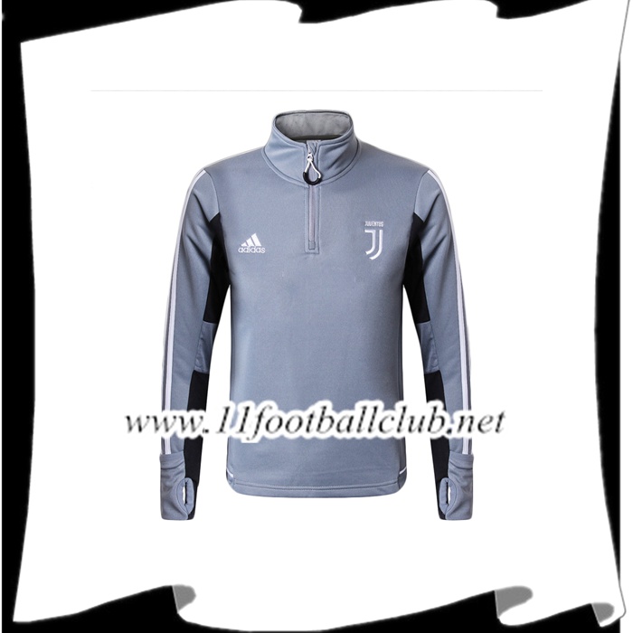 Le Nouveau Sweatshirt Training Juventus Gris 2017/2018 Vintage