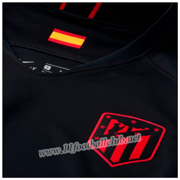 Maillot de Foot Atletico Madrid Vitolo 20 Enfant Noir Exterieur 2019 2020 Pas Cher 11footballclub Shopping