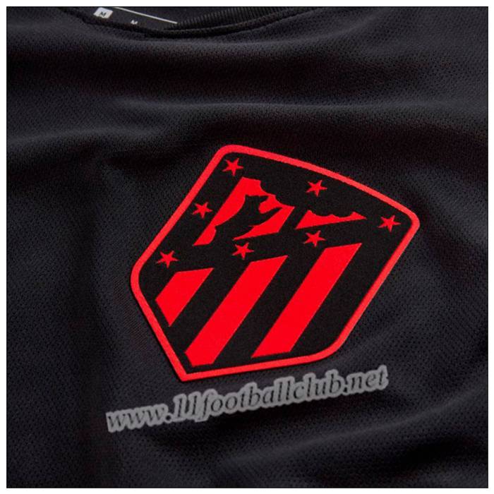 Maillot de Foot Atletico Madrid Kalinic 21 Enfant Noir Exterieur 2019 2020 Pas Cher - 11footballclub.net Store