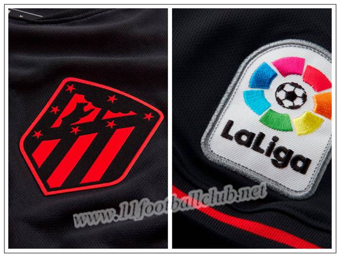 Maillot de Foot Atletico Madrid Trippier 23 Enfant Noir Exterieur 2019 2020 Pas Cher 11footballclub Officiel