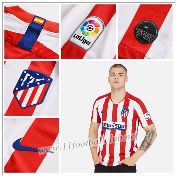 Nouveau Maillot de Foot Atletico Madrid JOAO FELIX 7 Enfant Domicile Nike 19/20 Pas Cher