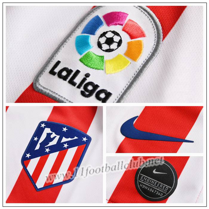 Nouveaux Maillot de Foot Atletico Madrid J M Gimenez 2 Enfant Domicile Nike 19/20 Pas Cher