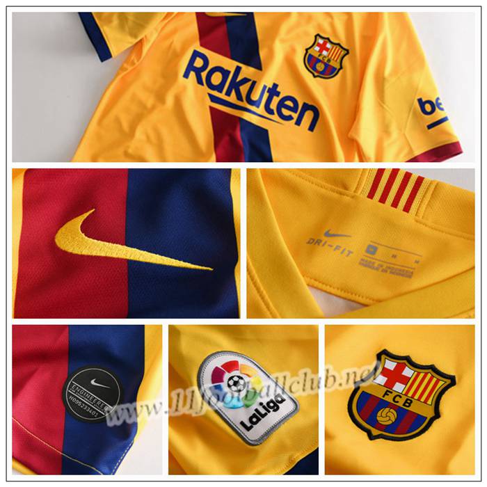 Nouveaux Maillot de Foot Barca MESSI 10 Enfant Exterieur Nike 19/20 Pas Cher