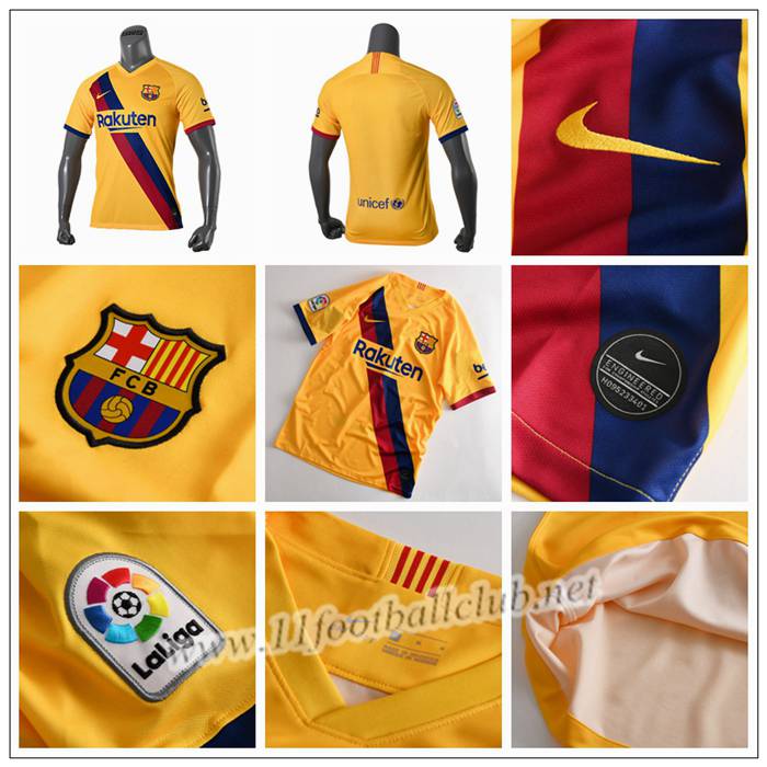 Nouveaux Maillot de Foot Barca SUAREZ 9 Enfant Exterieur Nike 19/20 Pas Cher