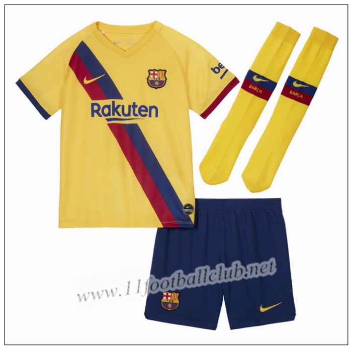 Prix D Un Maillot MESSI 10 Barcelone Enfant Pas Cher Exterieur 2019/20