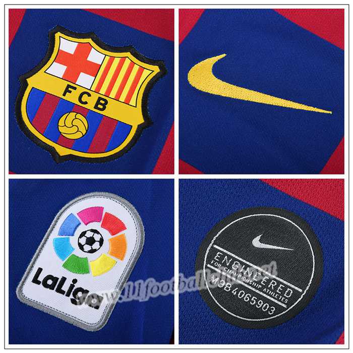 Maillot de Foot Barca SUAREZ 9 Enfant Bleu Et Rouge Domicile 2019 2020 Pas Cher Et 11footballclub Shop