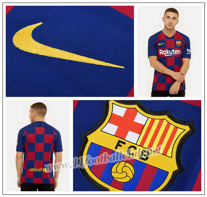 Maillot de Foot Barca Arthur 8 Enfant Bleu Et Rouge Domicile 2019 2020 Pas Cher : Prix 11footballclub En Gros