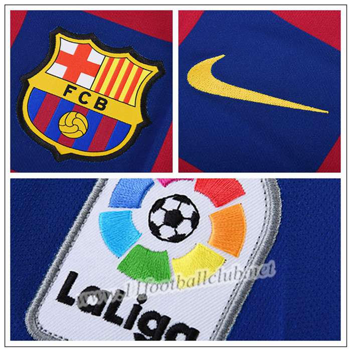 Maillot de Foot Barca S Roberto 20 Enfant Bleu Et Rouge Domicile 2019 2020 Pas Cher - 11footballclub En Ligne