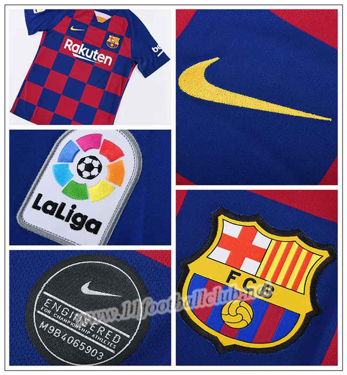 Nouveau Maillot de Foot Barca Jordi Alba 18 Enfant Domicile Nike 19/20 Pas Cher