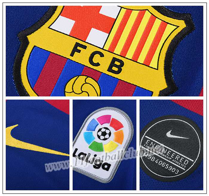 Nouveau Maillot de Foot Barca F.De Jong 21 Enfant Domicile Nike 19/20 Pas Cher