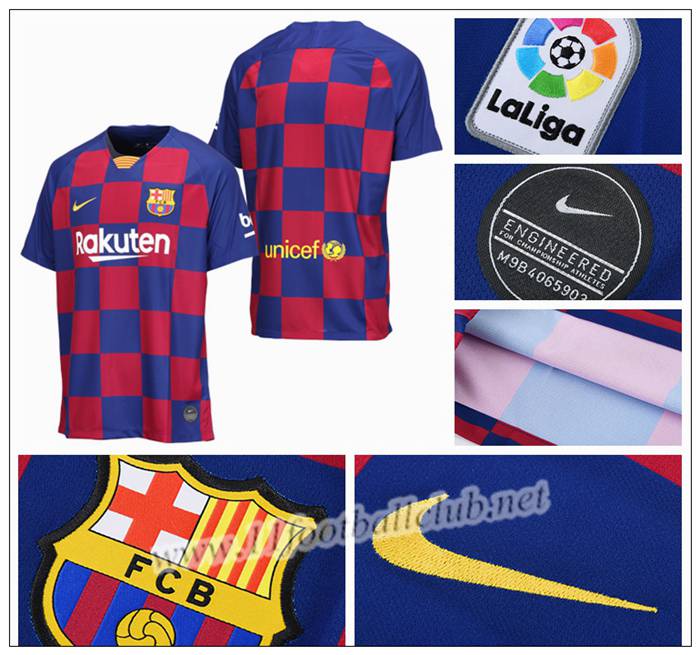 Nouveau Maillot de Foot Barca O.DEMBELE 11 Enfant Domicile Nike 19/20 Pas Cher