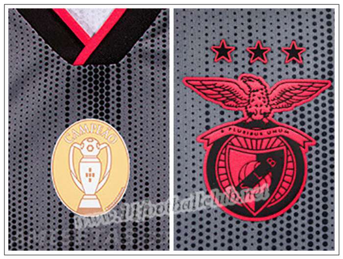 Maillot de Foot Benfica Gris Exterieur 2019 2020 Pas Cher 11footballclub Officiel