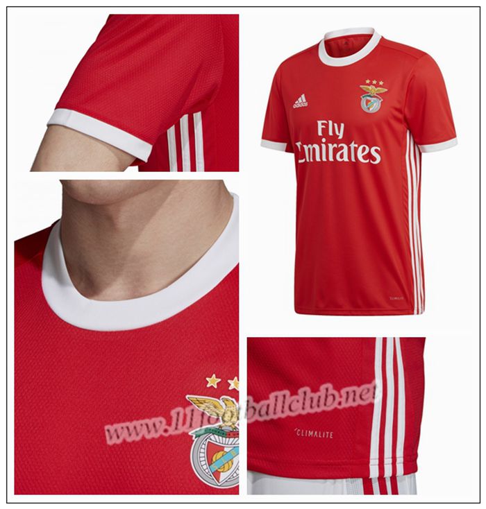 Maillot de Foot Benfica SALVIO 18 Rouge Domicile 2019 2020 Pas Cher | 11footballclub Online