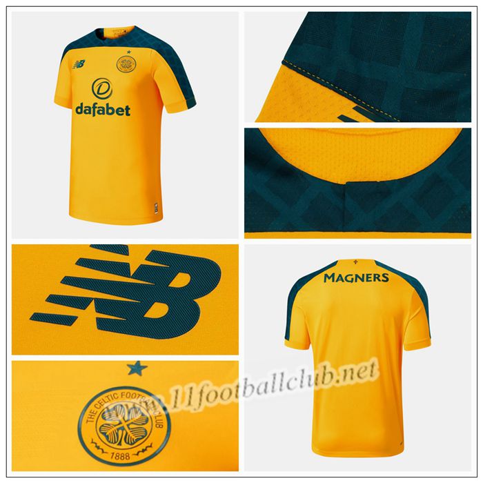 Nouveaux Maillot de Foot Celtic MCGREGOR 42 Exterieur New Balance 19/20 Pas Cher
