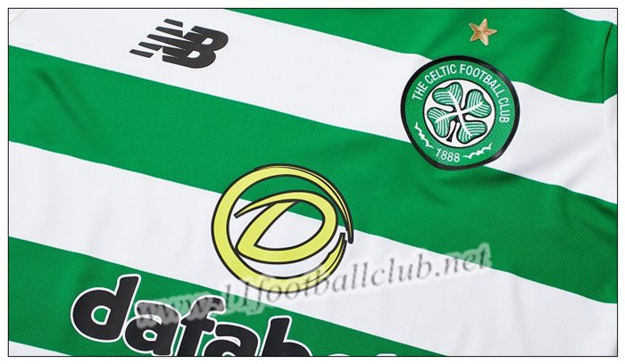 Maillot de Celtic Manche Longue Domicile New Balance 19/20 Outlet