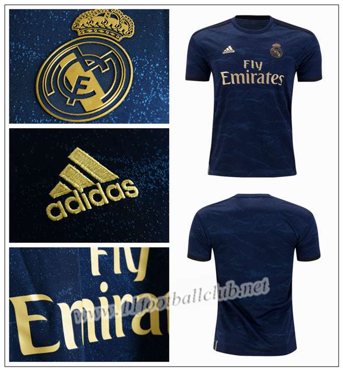 Nouveau Maillot de Foot Real BENZEMA 9 Enfant Exterieur Adidas 19/20 Pas Cher