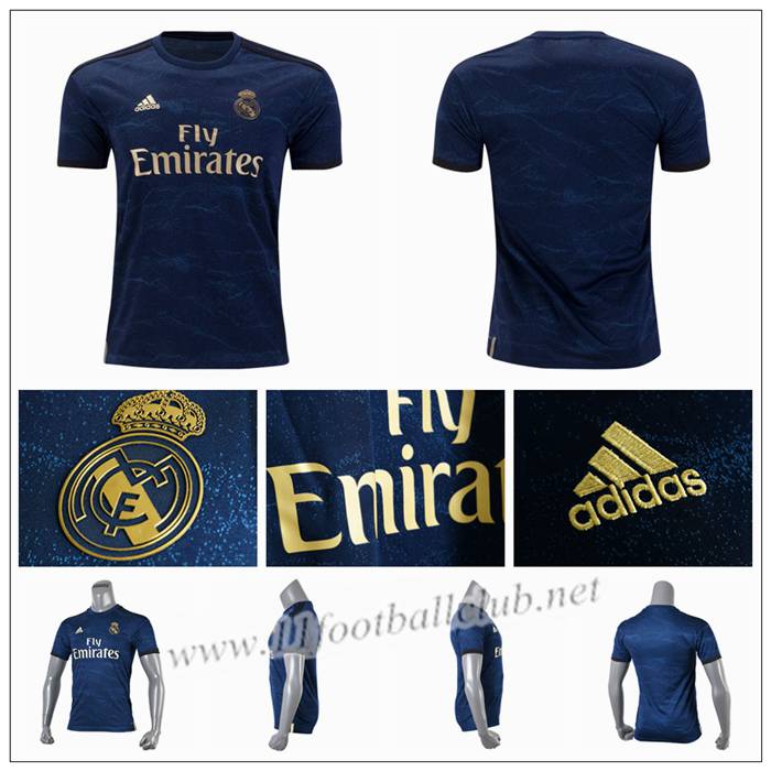 Maillot de Foot Real Gareth Bale 11 Enfant Bleu Foncé Exterieur 2019 2020 Pas Cher Pour 11footballclub Online