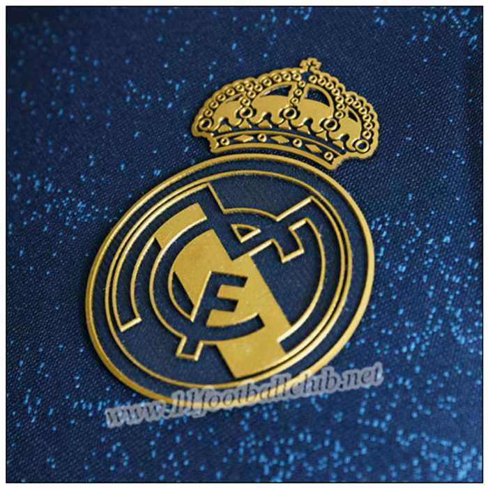 Maillot de Foot Real BRAHIM 21 Enfant Bleu Foncé Exterieur 2019 2020 Pas Cher : 11footballclub Grossiste