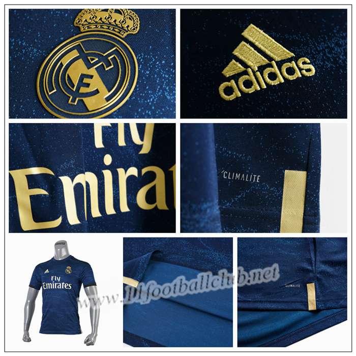 Nouveaux Maillot de Foot Real Enfant Exterieur Adidas 19/20 Pas Cher