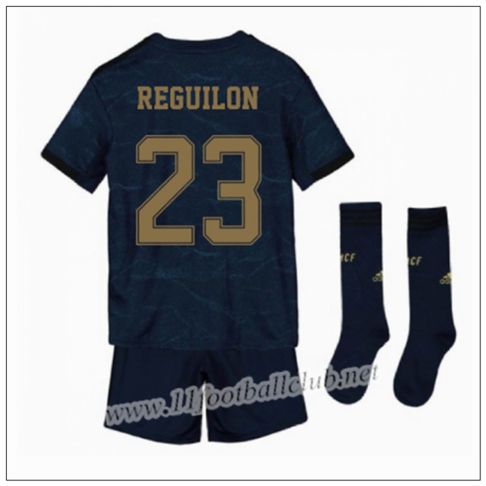 Officiel Nouveau Maillot Real Madrid REGUILON 23 Enfant Exterieur Bleu Foncé Adidas 19/20 Junior