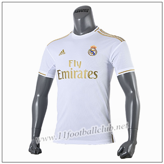 Maillot de Foot Real SERGIO RAMOS 4 Enfant Blanc Domicile 2019 2020 Pas Cher - Officiel 11footballclub Eshop